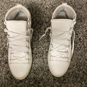 Balenciaga arena white sz 12
